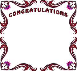 Free Clipart - Free Graphics - Congratulations