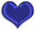 heart dark blue
