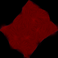 red on black background